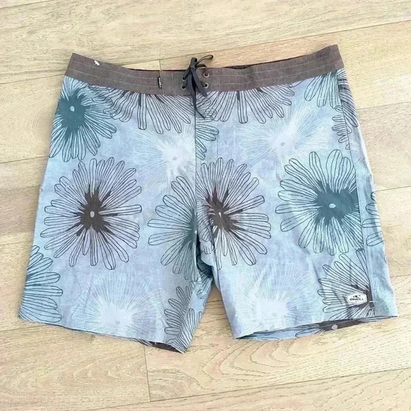 O'Neill Blue Hyperfreak Kelso Boardshorts Size 38 - Picture 2 of 5